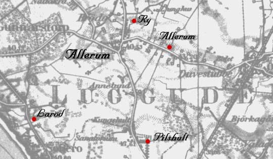 Detaljkarta Allerum